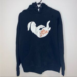 Harry Styles Love On Tour Black‎ Hoodie Size XL Unisex